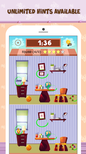Find Differences - Home - Gameplay image of android game