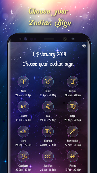 Daily Horoscope by Zodiac Sign - عکس برنامه موبایلی اندروید