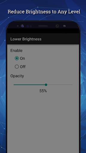 Lower Brightness Screen Filter - عکس برنامه موبایلی اندروید