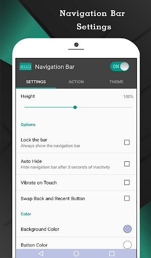 Navigation Bar (Back, Home, Recent Button) - عکس برنامه موبایلی اندروید