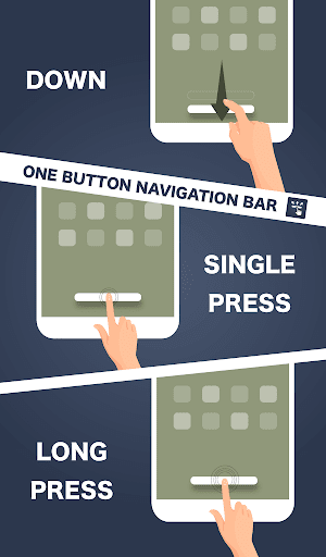 One Button Navigation Bar - عکس برنامه موبایلی اندروید