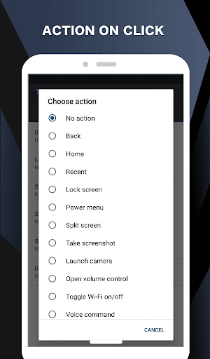 One Button Navigation Bar - Image screenshot of android app