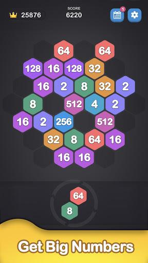 Hex ۲۰۴۸: Merge Puzzle Game - عکس بازی موبایلی اندروید