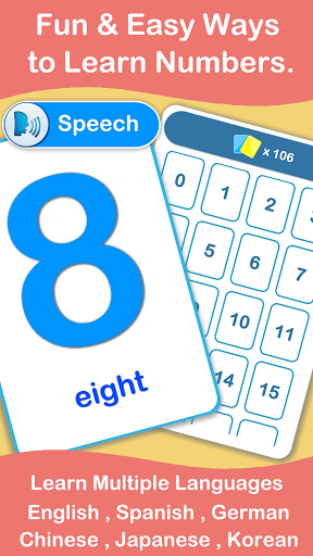 123 Numbers Flashcards Games - Image screenshot of android app