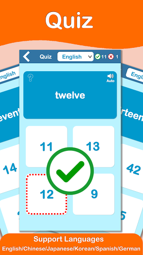 123 Numbers Flashcards Games - Image screenshot of android app