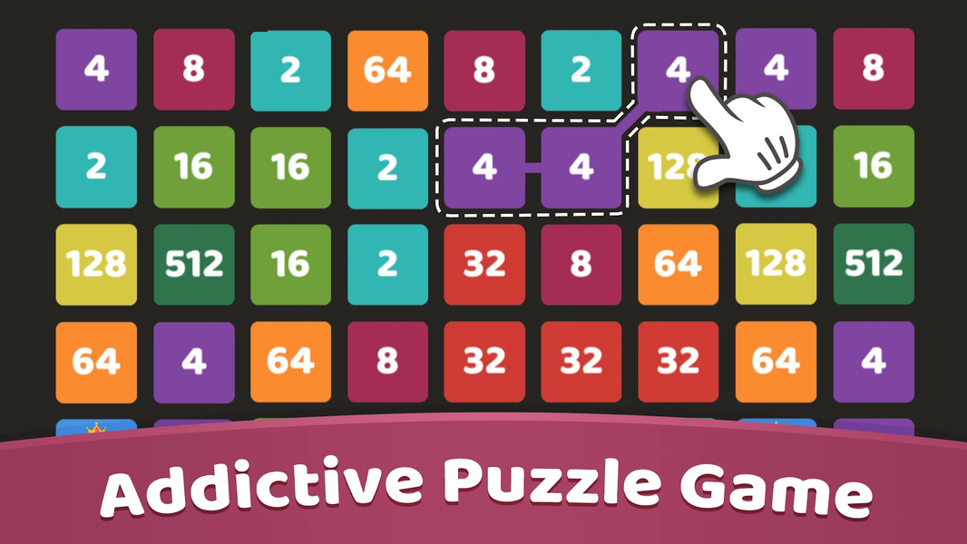 2248 Puzzle: Number Link 2048 - Gameplay image of android game