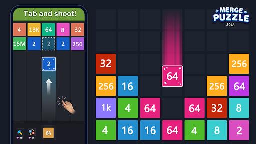 Merge Puzzle - Gameplay image of android game