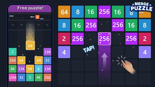 Merge Puzzle - Gameplay image of android game