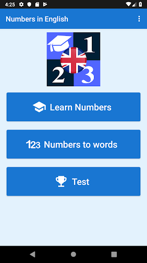 Learn numbers in english - عکس برنامه موبایلی اندروید