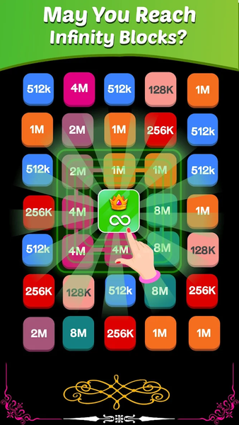 2248 Number Merge Puzzle Game - Gameplay image of android game