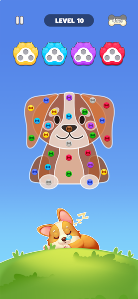 Paws Rescue - Nut Screw Puzzle - عکس بازی موبایلی اندروید