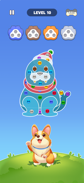 Paws Rescue - Nut Screw Puzzle - عکس بازی موبایلی اندروید