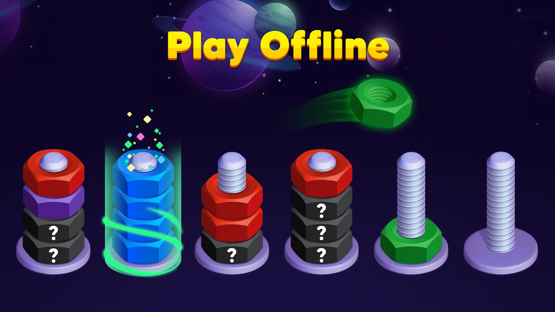 دانلود بازی Nut Sort Puzzle Games اندروید | بازار