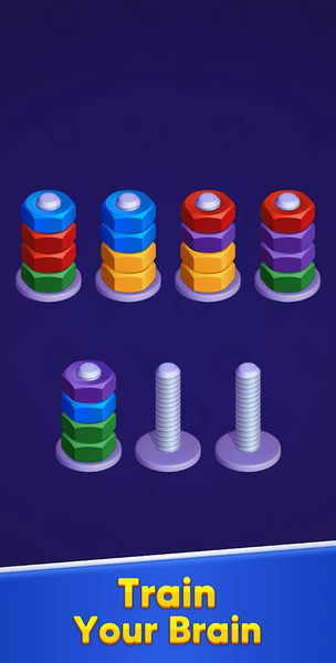 Nut Sort - Gameplay image of android game