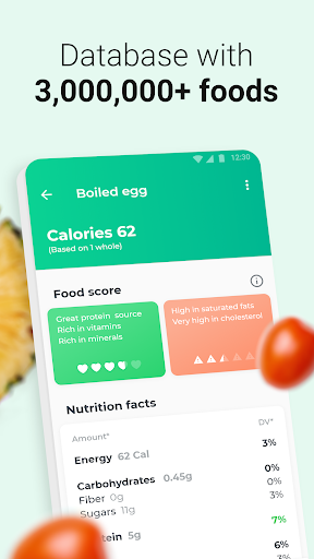 Calorie counter & Food tracker - عکس برنامه موبایلی اندروید