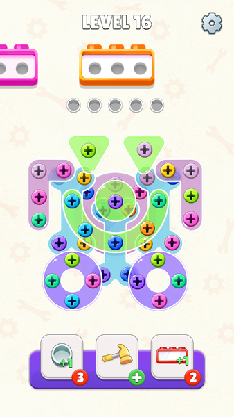 Screw Pin Jam: Nuts & Bolts - Gameplay image of android game
