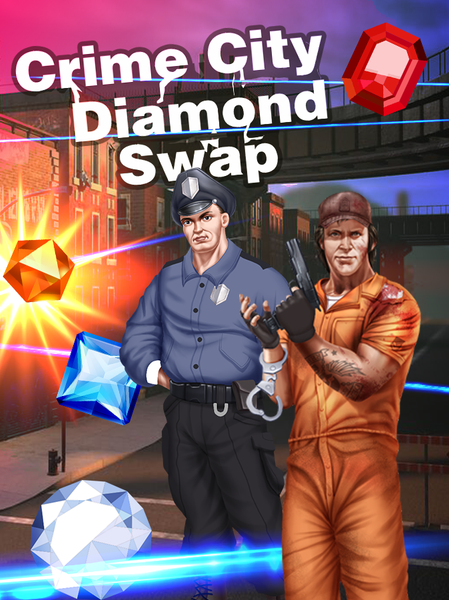 Crime City Diamond Match - Gameplay image of android game