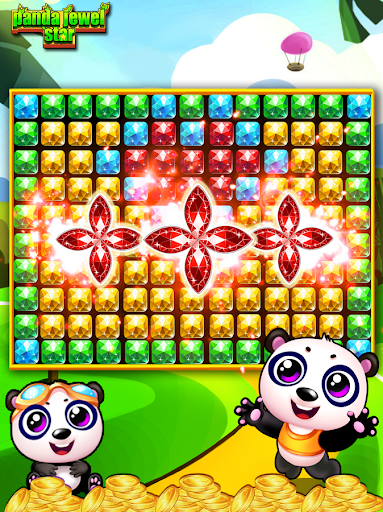 Panda Jeweled Star - Gameplay image of android game