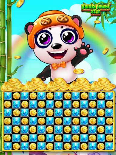 Panda Jeweled Star - Gameplay image of android game