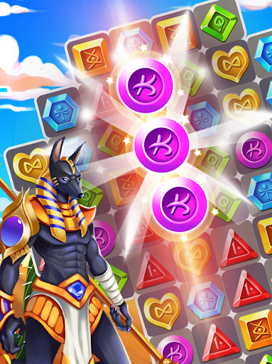 Pharaoh Jewels Crush - Gameplay image of android game