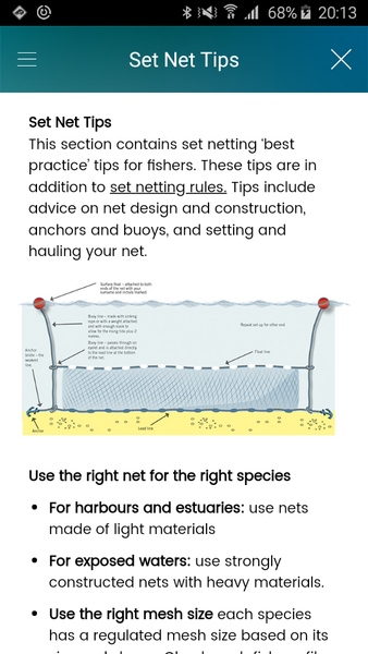 NZ Fishing Rules - عکس برنامه موبایلی اندروید
