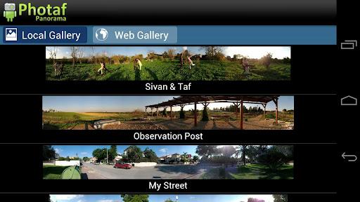 Photaf Panorama - Image screenshot of android app