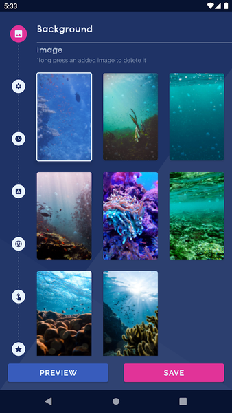 Ocean Fish Live Wallpaper 4K - Image screenshot of android app