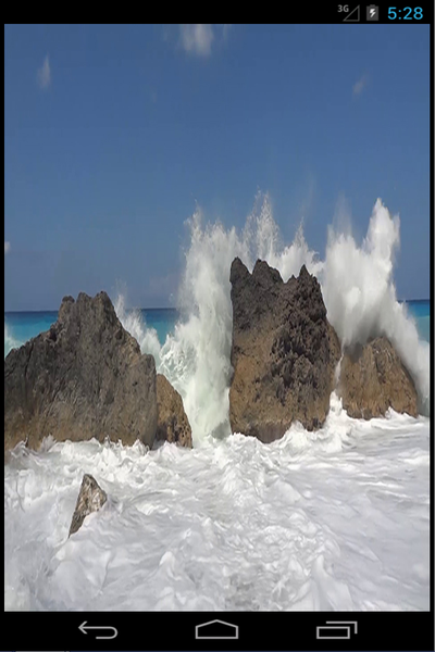 Ocean Waves Live Wallpaper - Image screenshot of android app