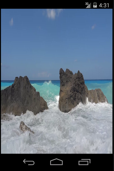 Ocean Waves Live Wallpaper - Image screenshot of android app