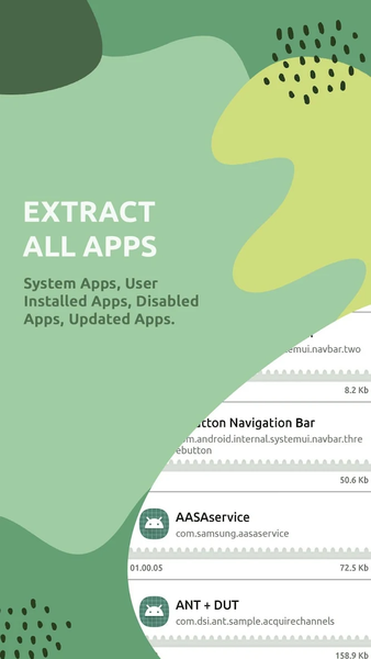Apk Extractor - Generate, Save, Share & Backup Apk - Image screenshot of android app