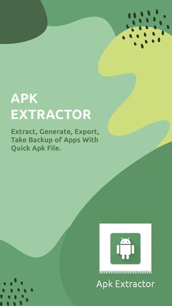Apk Extractor - Generate, Save, Share & Backup Apk - Image screenshot of android app
