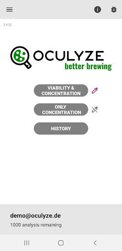 Oculyze BB ۲.۰ Yeast Counter - عکس برنامه موبایلی اندروید