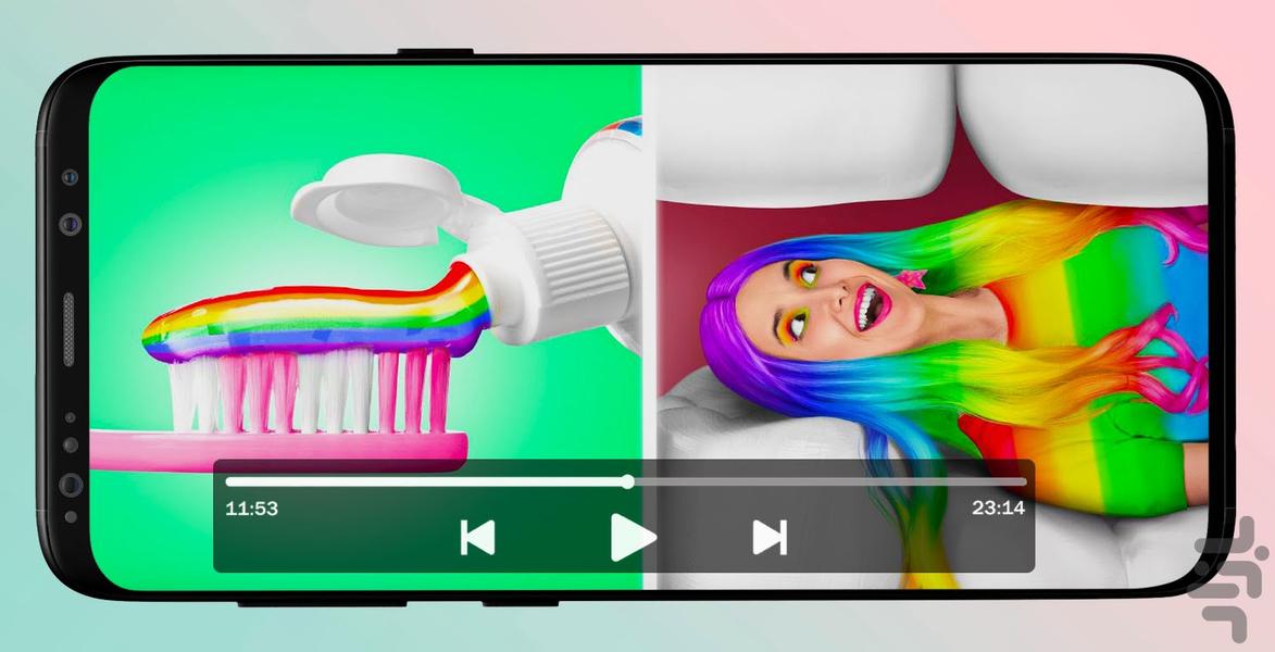 چالش خنده دار غذایی دزدکی (بدون نت) - Image screenshot of android app