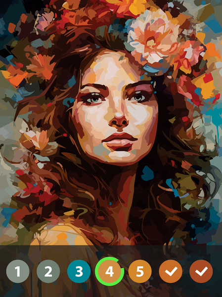 Oil Painting Color by Number - عکس بازی موبایلی اندروید