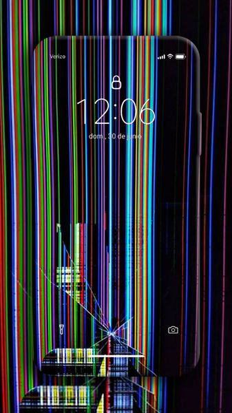 Broken Screen Wallpapers - Image screenshot of android app