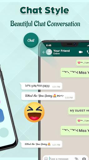 Chat Styles: Stylish Fonts & Keyboard for WhatsApp - Image screenshot of android app