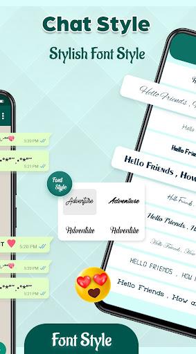 Chat Styles: Stylish Fonts & Keyboard for WhatsApp - Image screenshot of android app