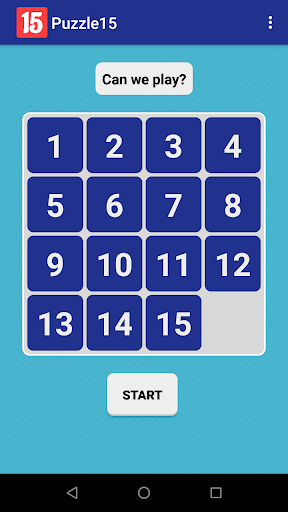 Puzzle ۱۵ - عکس برنامه موبایلی اندروید