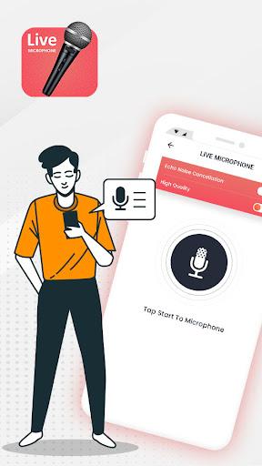 Live Microphone, Mic Announce - Image screenshot of android app