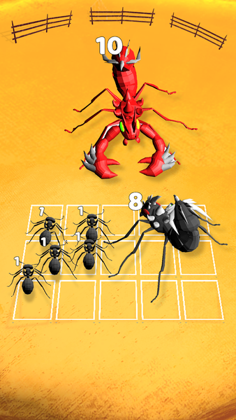 Merge Ant: Insect Fusion - Gameplay image of android game