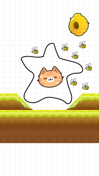 Save The Cat - Draw to Save - Gameplay image of android game
