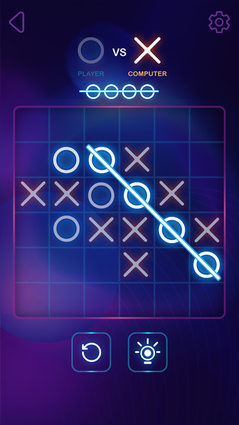 Tic Tac Toe 2 Player: XO Game - عکس بازی موبایلی اندروید