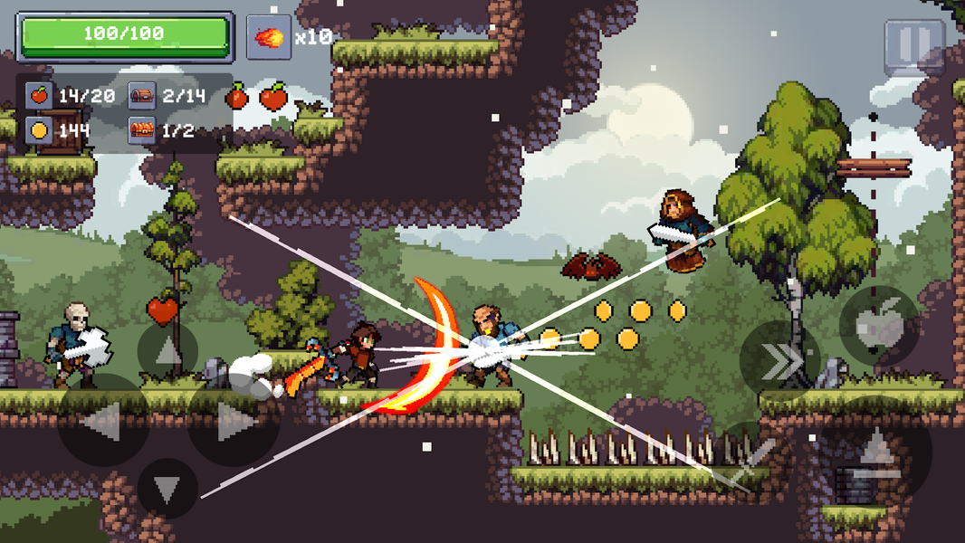 Apple Knight ۲ - Platformer - عکس بازی موبایلی اندروید