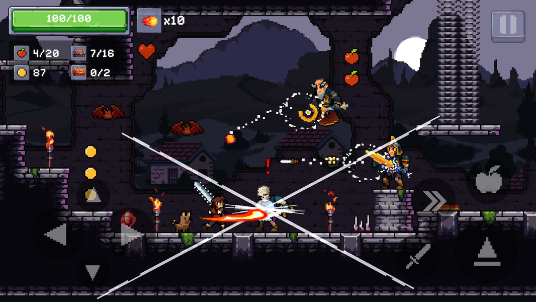 Apple Knight ۲ - Platformer - عکس بازی موبایلی اندروید