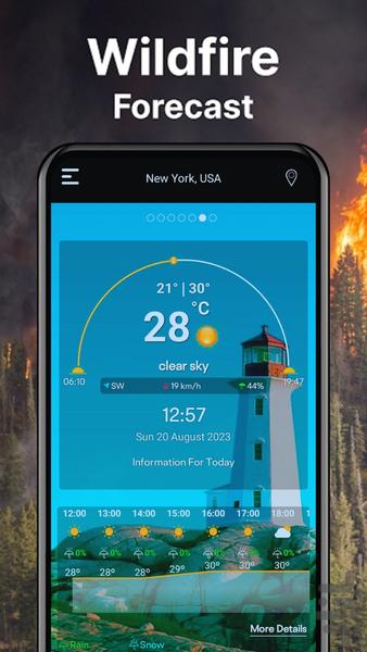 آب و هوای پیشرفته 2025 - Image screenshot of android app