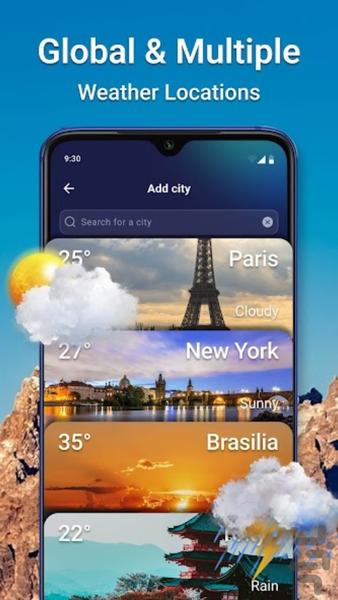 آب و هوای پیشرفته 2025 - Image screenshot of android app