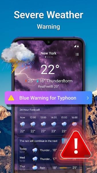 آب و هوای پیشرفته 2025 - Image screenshot of android app
