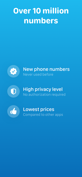 SMS Virtual - Receive SMS - Image screenshot of android app