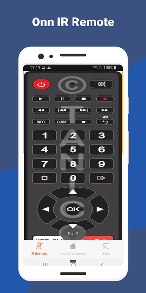 Onn Smart TV Remote - Image screenshot of android app