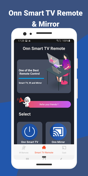 Onn Smart TV Remote - Image screenshot of android app